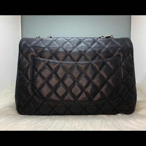 —sold on instagram- Chanel maxi single flap caviar - Picture 9 of 13